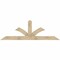 Ekena Millwork Richland Rough Sawn Timber Gable Bracket, Douglas Fir, 96"W x 32"H x 6"D x 6"F, 8/12 Pitch GBW096X32X0606RIC00RDF - alternate 1